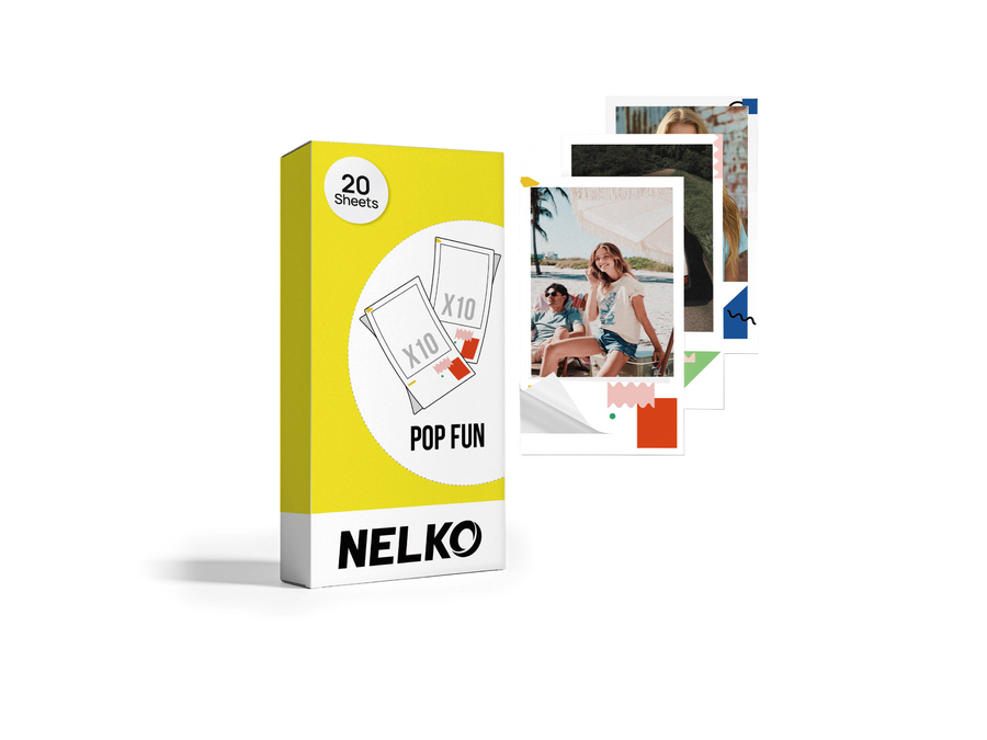 NELKO 2"×3" Photo Paper - Pop Fun Edition
