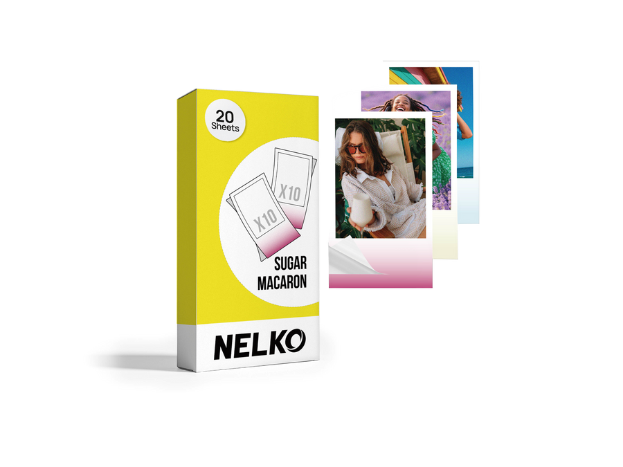 NELKO 2"×3" Photo Paper - Sugar Macaron Edition