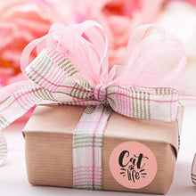 Load image into Gallery viewer, NELKO 2 Inch Pink Circle Thermal Stickers Labels 750 Labels/Roll