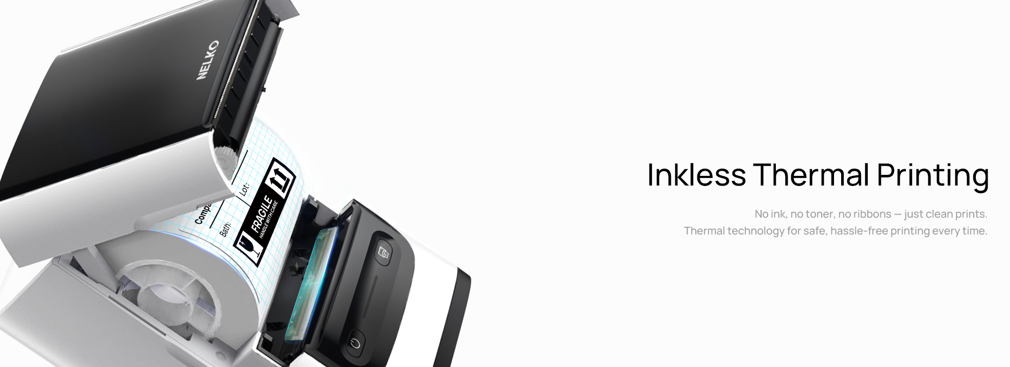 NELKO PM220 Bluetooth Label Printer