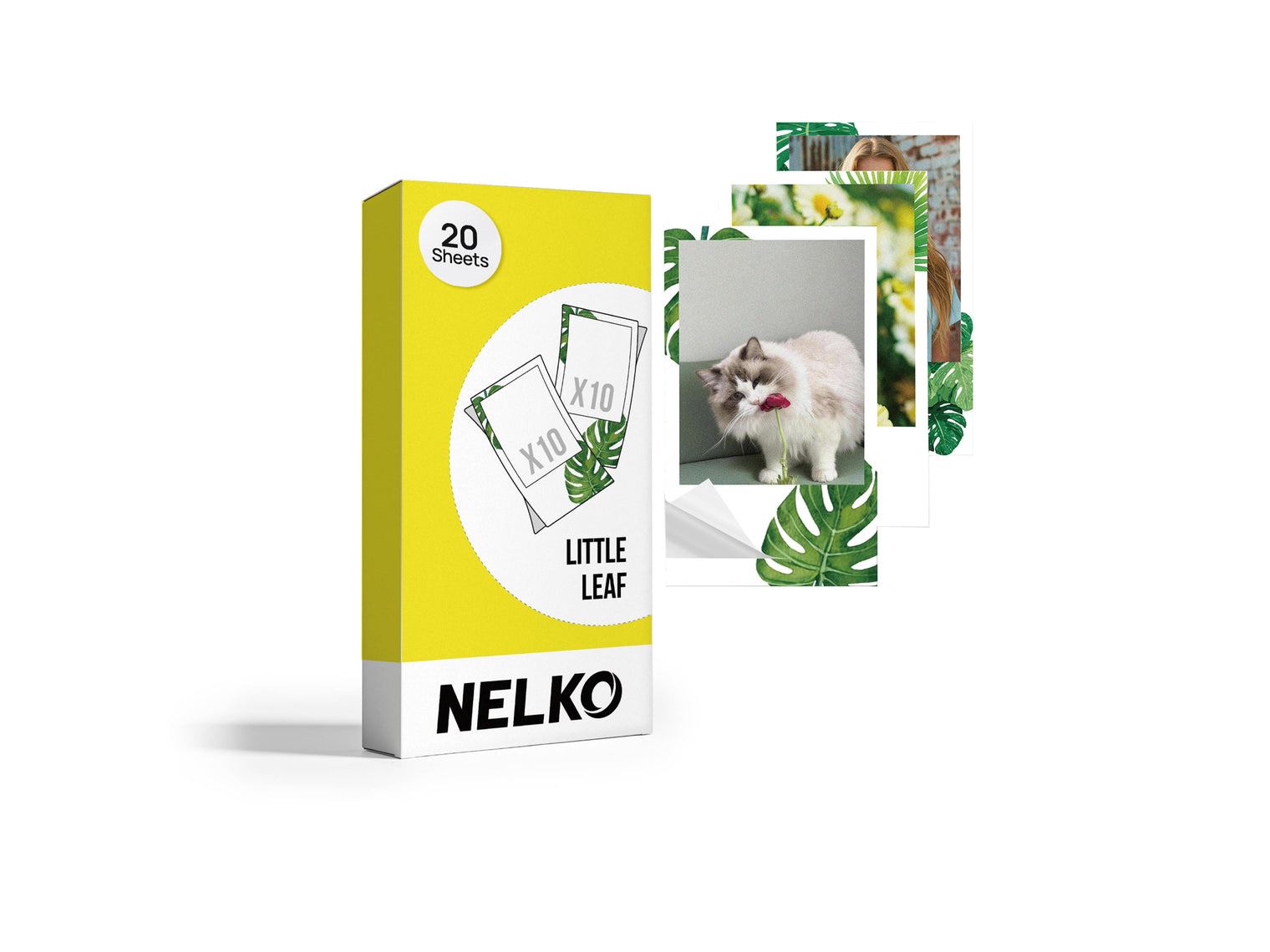 NELKO 2"×3" Photo Paper for PP01 & PP03 - Little Leaf Edition