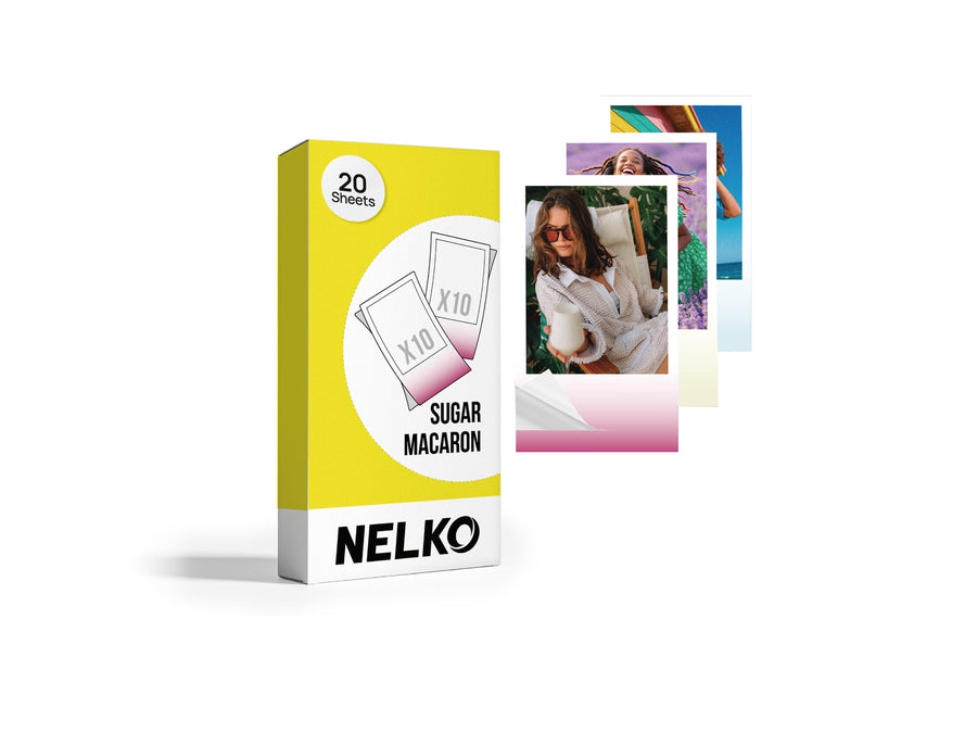 NELKO 2"×3" Photo Paper for PP01 & PP03 - Sugar Macaron Edition