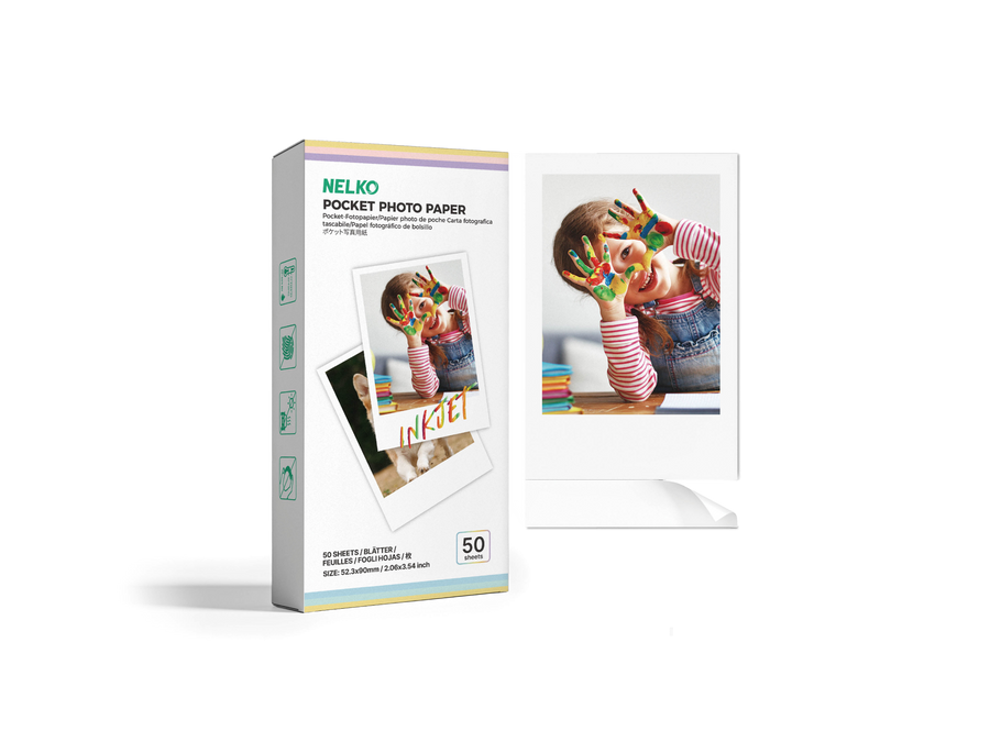 NELKO 2"×3" Sticker Photo Paper