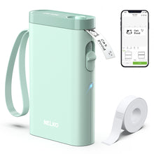 Load image into Gallery viewer, Nelko P21 Portable Bluetooth Label Printer,Green