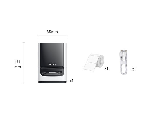 NELKO PM220 Bluetooth Label Printer