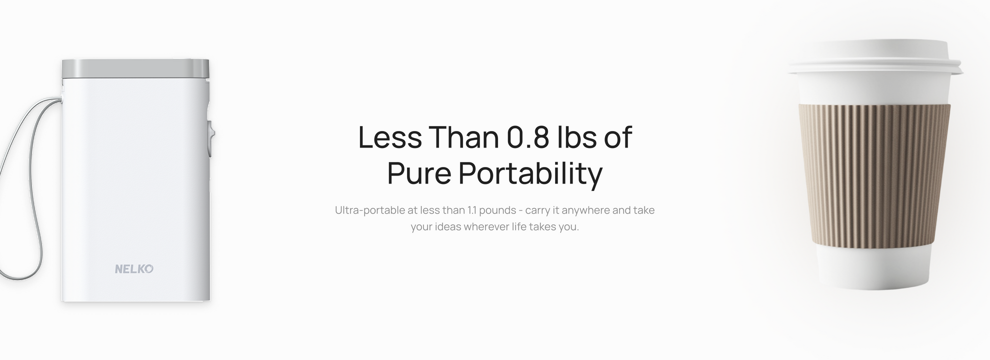 NELKO P21 Portable Bluetooth Label Printer