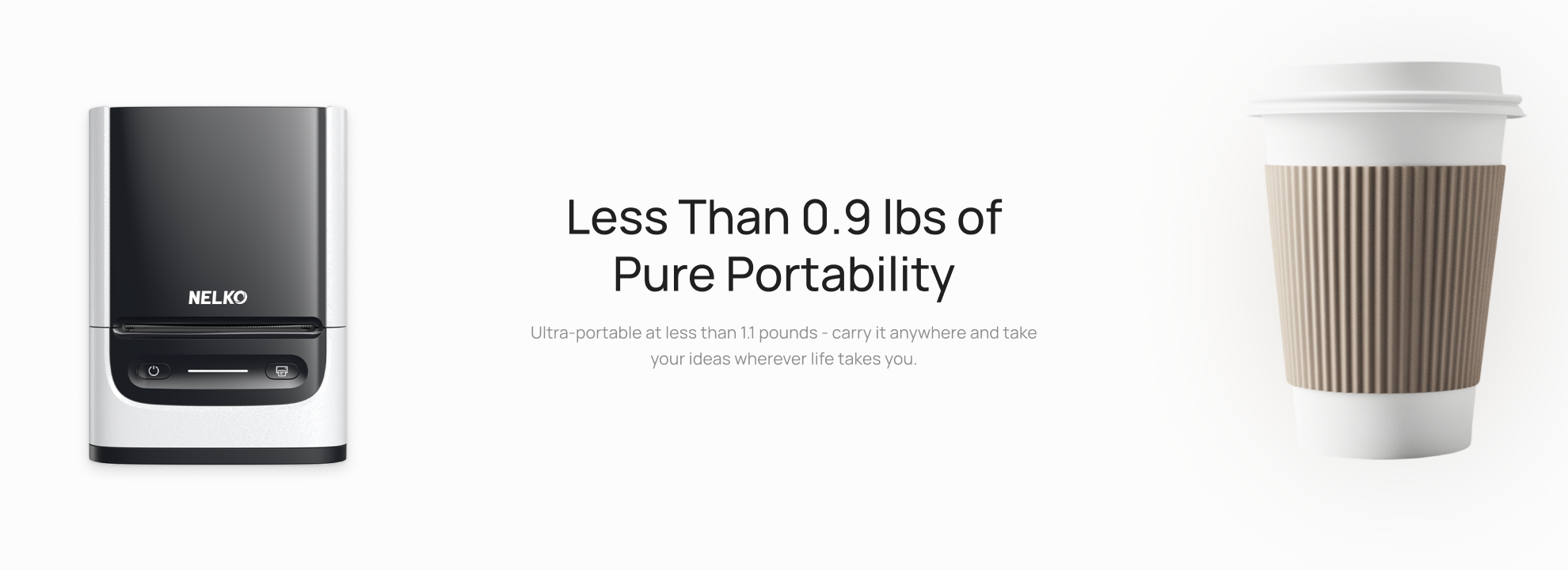NELKO PM220 Bluetooth Label Printer