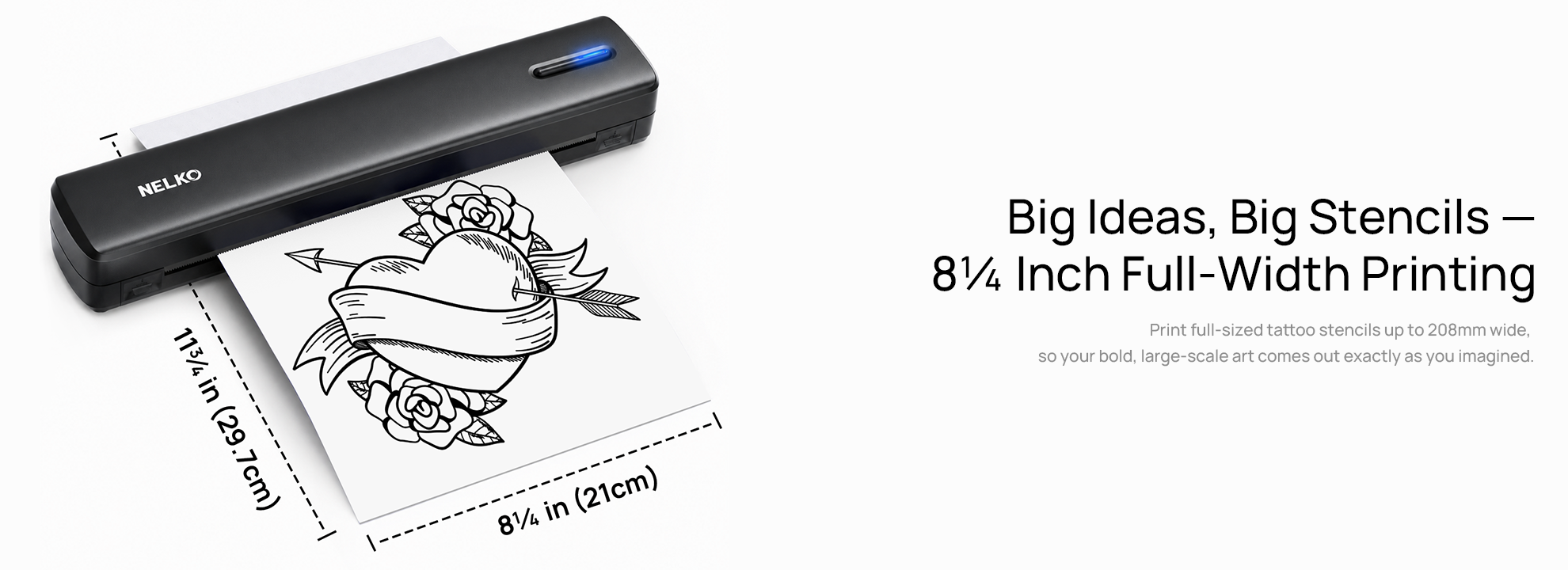NELKO D810 Tattoo Stencil Printer