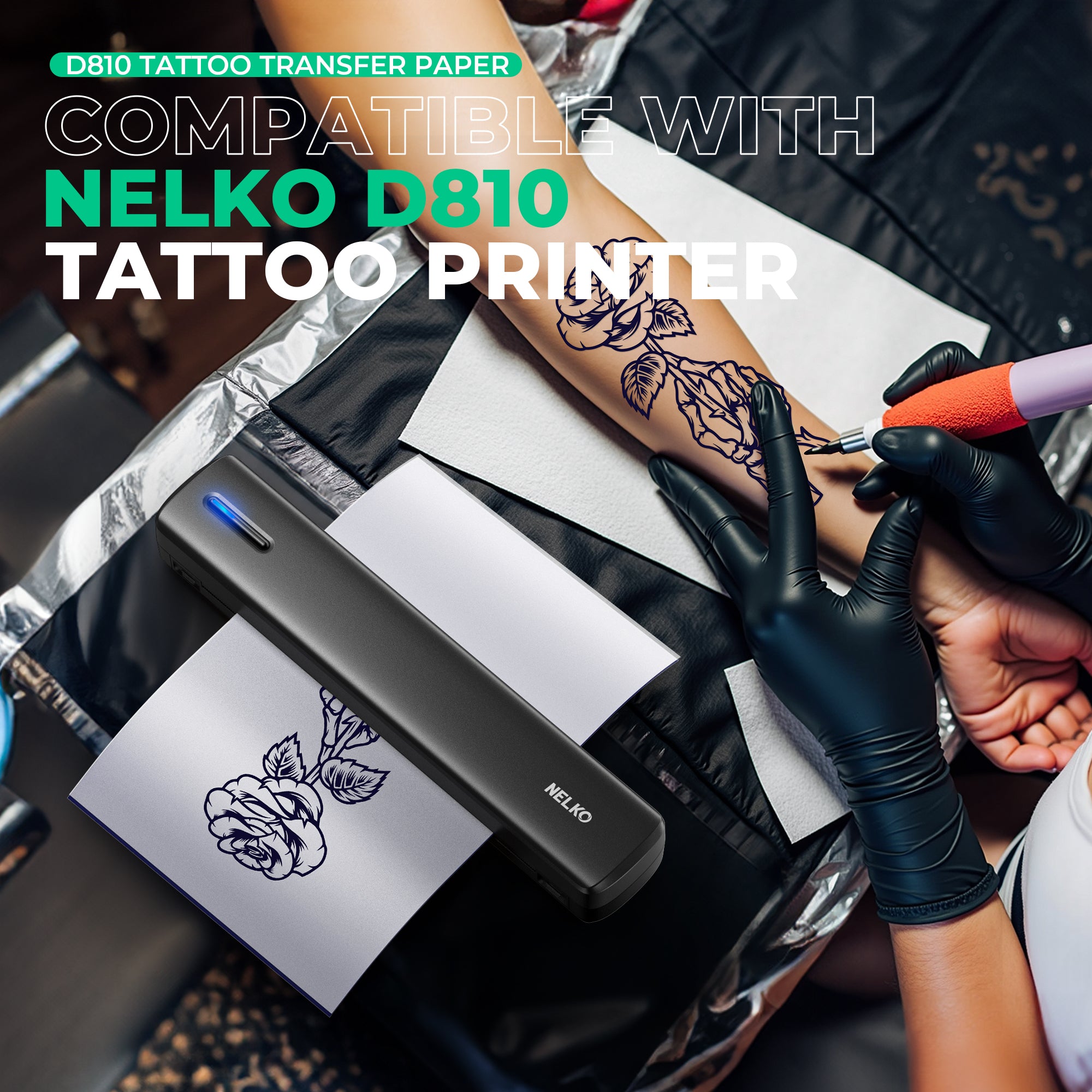 Nelko Tattoo Transfer Paper For D810 Tattoo Printer