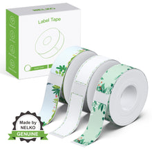 Load image into Gallery viewer, NELKO Genuine P21 Label Maker Tape, Adapted Label Print Paper, 14x40mm (0.55"x1.57"),180 Tapes/Roll, 3-Roll,Different Theme Tape
