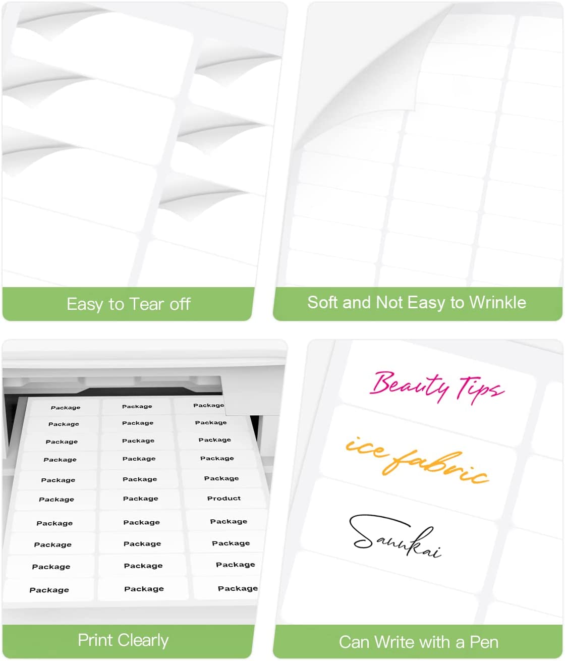 thumbnail image 2 of OfficePro 6000 Address Mailing Labels – 1" X 2-5/8" – 30 Sheets, Made In USA 2 of 5